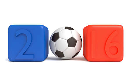 Soccer in France 2016, Cubes with football