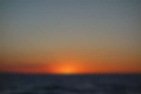 Blurry Background: Sunset at the beach