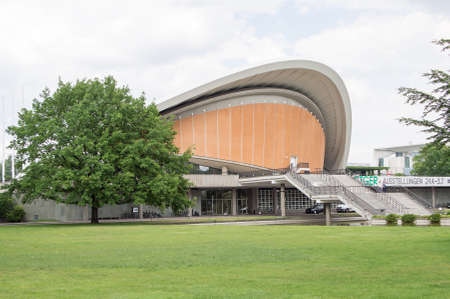 BERLIN, GERMANY - JUNE 5, 2017: Haus der Kulturen der Welt, Meaning House of the World's Cultures In German Language, in Berlinのeditorial素材