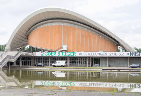 BERLIN, GERMANY - JUNE 5, 2017: Haus der Kulturen der Welt, Meaning House of the World's Cultures In German Language, in Berlinのeditorial素材