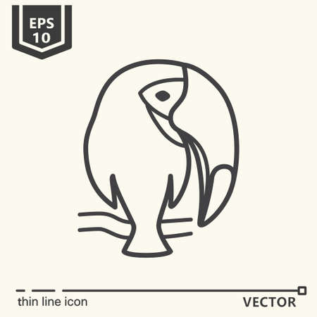 Thin line iconのイラスト素材