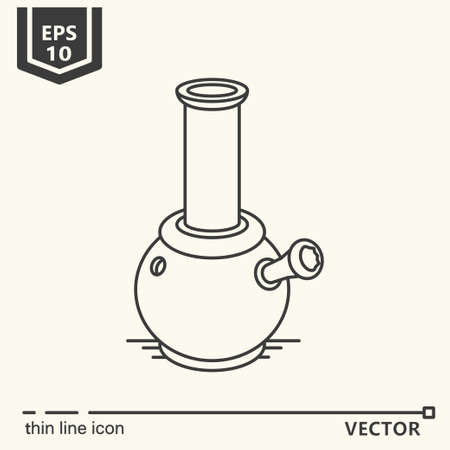 What to do if you got a weed series. Vector single isolated icon logo . EPS 10. Isolated object.のイラスト素材
