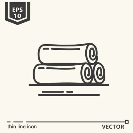 Thin line icon. EPS 10 Isolated objectsのイラスト素材