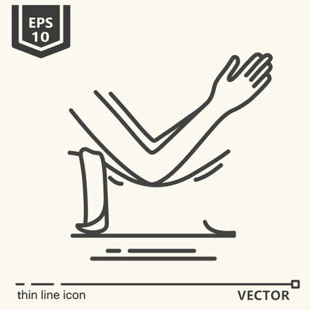 Type of massage - icon series. EPS 10. Isolated objectsのイラスト素材