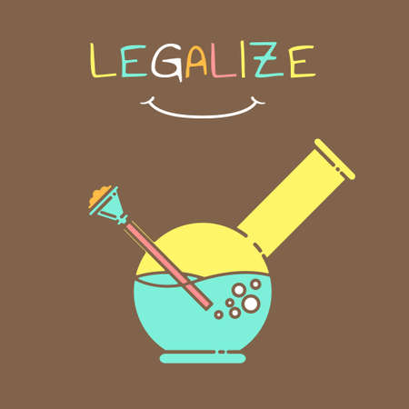 Logo template - legalize. EPS 10 Isolated objectのイラスト素材