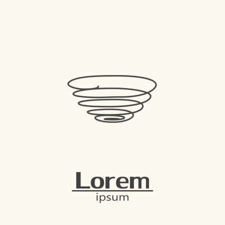 Logo series - kitchenware. EPS 10 Isolated objectのイラスト素材