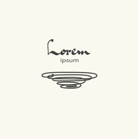 Logo series - kitchenware. EPS 10 Isolated objectのイラスト素材