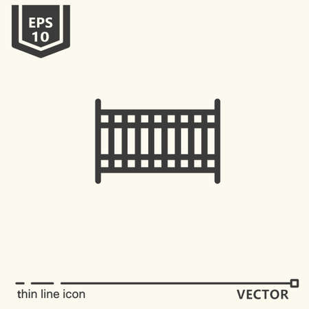 Thin line icon - Curler. EPS 10 Isolated objectのイラスト素材