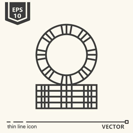 Casino theme. Vector single isolated icon. EPS 10. Isolated objectのイラスト素材