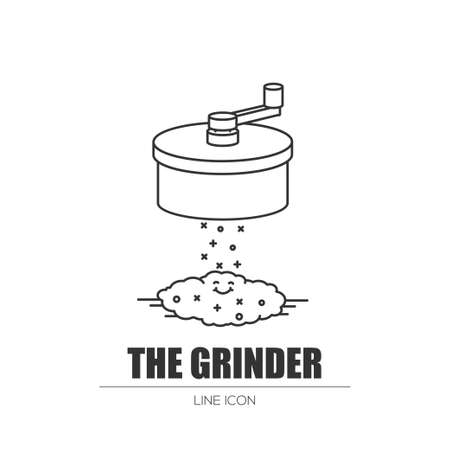 Weed grinderのイラスト素材