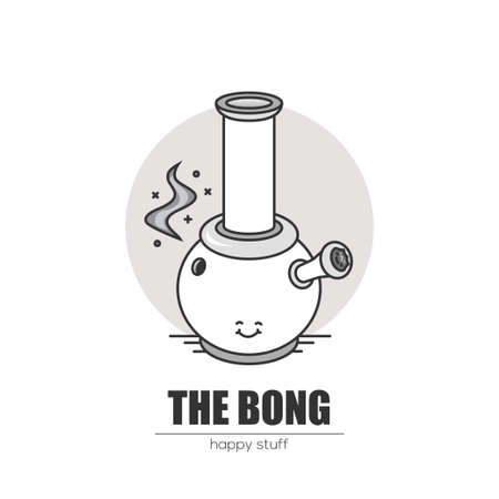 Weed bongのイラスト素材