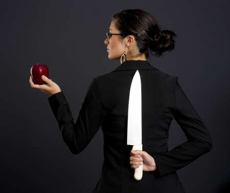 back stabberの写真素材