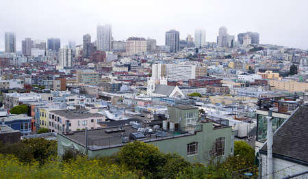 San Francisco in the Fog during the daytime