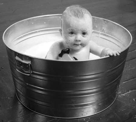 6 month old Boyの写真素材