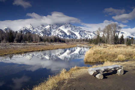 Snake River and the Grand Teton Rangeの写真素材