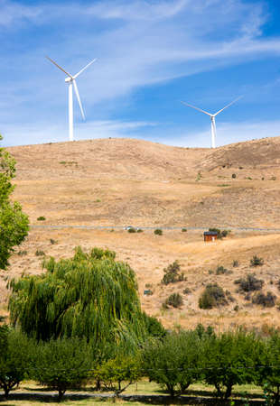 Rural Country Side Modern Green Wind Energy Generator Turbine