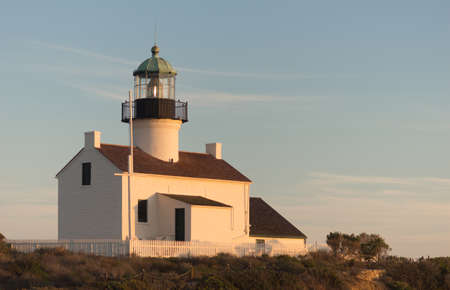 Point Loma Lighthouse Cabrillo National Monument Pacific Coastの写真素材