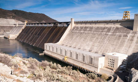 Grand Coulee Dam Hydroelectric Power Station Washington Stateのeditorial素材