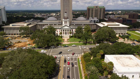 The capital city of Tallahassee Florida holds the government office building shown hereのeditorial素材