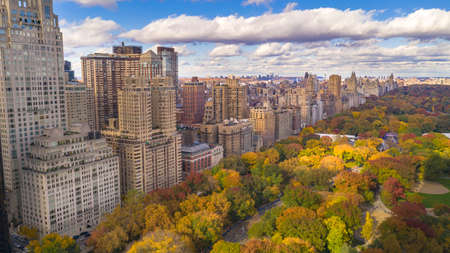 Central Park is a wonderful expanse of nature in the middle of Manhattan New Yorkの写真素材