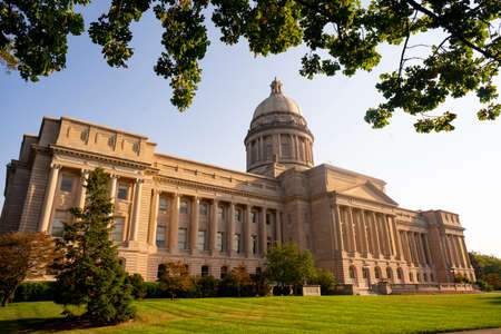 The Kentucky State Capitol Frankfort  house of the three branches state government of the Commonwealth of Kentuckyのeditorial素材