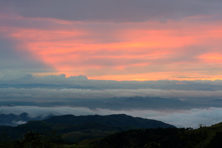 Sunrise at Phu Chi Fa, Chiang Rai, Thailand