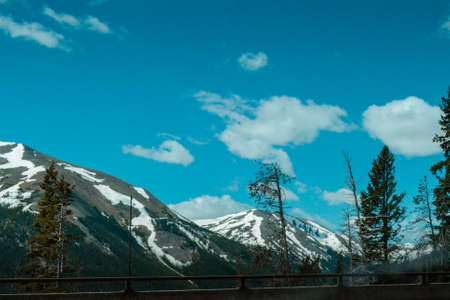 Roadside mountains in Colorado