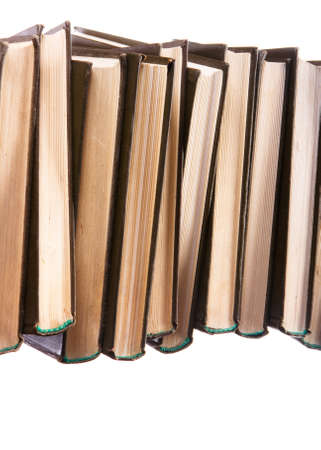books isolated on a white background