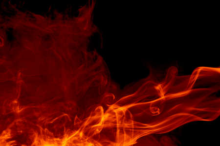 Abstract background of beautiful color smoke waves.
