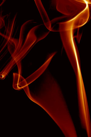 Abstract background of beautiful color smoke waves.