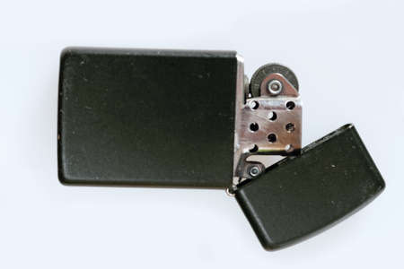 Cigarette Lighter On Blue Background