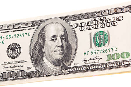 money isolated on white background
