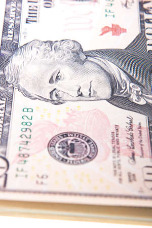 american dollar close up background