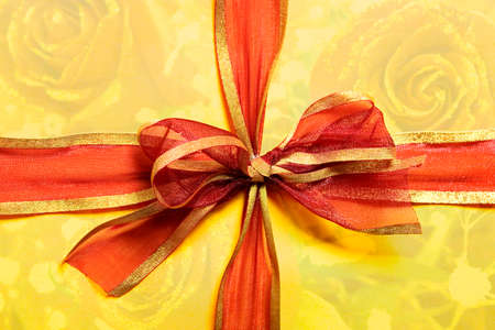 present box with red bow