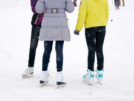 Girls on skates