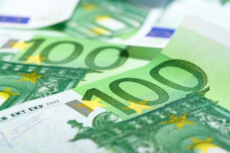 heap of euro close up