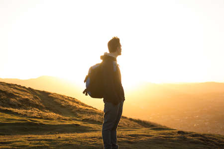 Hiker in the Sun