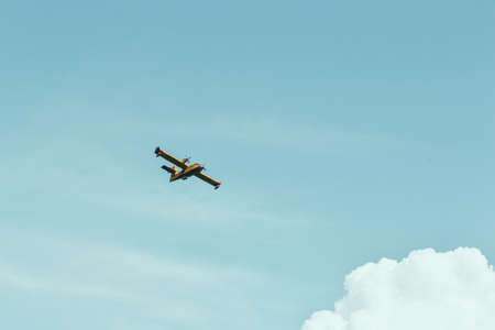 Airplane in the sky