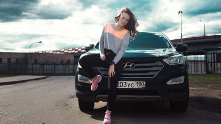 Portrait with a Car