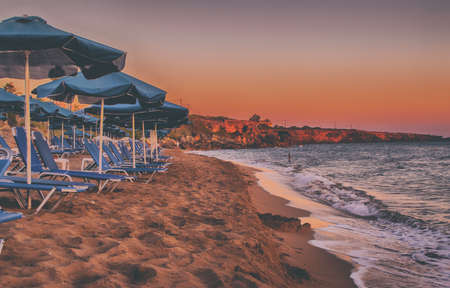 Ammes Beach Sunset in Kefalonia Greek Island