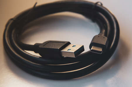 Coiled USB Cable