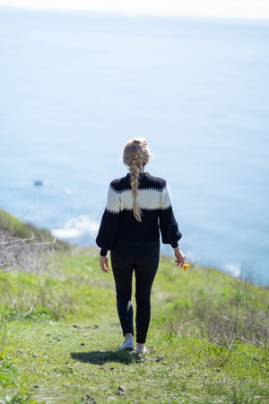 Woman Walking Photo