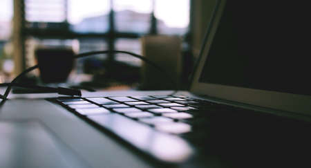 home, office, working, macbook pro, laptop, keyboard, apple, computer, technology, business