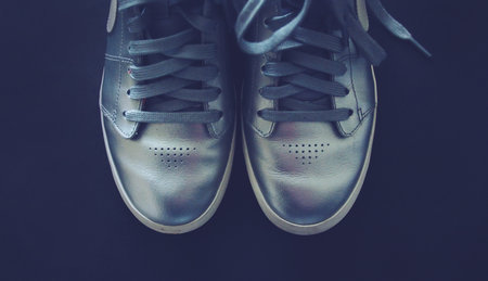 silver, shoes, sneakers, laces, fashion