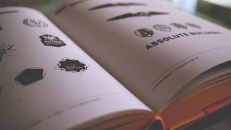 book, reading, pages, logos, graphic design