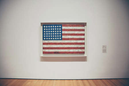american, flag, stars and stripes, USA, wall, frame