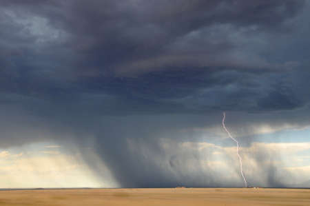 lightning, tornado, storm, sky, clouds, cloudy, grey, field, rural, countryside, field, nature