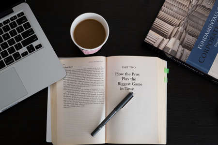books, reading, learning, pen, macbook, laptop, computer, business, finance, desk, coffee, working