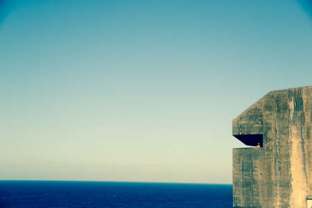 ocean, sea, horizon, blue, sky, water, summer, sunshine, watchtower