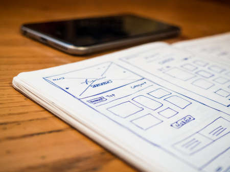 notebook, notepad, mockups, design, creative, business, office, desk, work, sketch, iphone, mobile,...